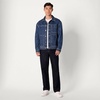 image:imageAmazon Essentials Mens Rigid Denim RelaxedFit Utility Jacket with PocketsTinted Medium Blue