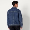 image:imageAmazon Essentials Mens Rigid Denim RelaxedFit Utility Jacket with PocketsTinted Medium Blue
