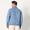 image:imageAmazon Essentials Mens Rigid Denim RelaxedFit Utility Jacket with PocketsVintage Blue