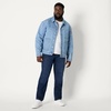 image:imageAmazon Essentials Mens Rigid Denim RelaxedFit Utility Jacket with PocketsVintage Blue