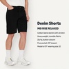 image:imageAmazon Essentials Mens Rigid RelaxedFit Jean ShortsBlack