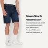 image:imageAmazon Essentials Mens Rigid RelaxedFit Jean ShortsDark Wash