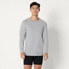 image:imageAmazon Essentials Mens Slim Fit Crewneck Undershirts Pack of 6BlackGrey Heather