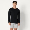 image:imageAmazon Essentials Mens Slim Fit Crewneck Undershirts Pack of 6BlackWhite