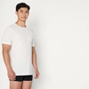 image:imageAmazon Essentials Mens Slim Fit Crewneck Undershirts Pack of 6BlackWhite