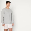 image:imageAmazon Essentials Mens Slim Fit Crewneck Undershirts Pack of 6Medium Grey HeatherWhite