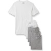 image:imageAmazon Essentials Mens Slim Fit Crewneck Undershirts Pack of 6Medium Grey HeatherWhite