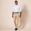 image:imageAmazon Essentials Mens SlimFit FlatFront Dress PantKhaki