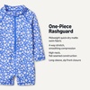 image:imageAmazon Essentials UnisexBaby LongSleeve OnePiece RashguardBlue Ditsy Floral