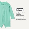 image:imageAmazon Essentials UnisexBaby LongSleeve OnePiece RashguardBright Mint Green