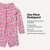image:imageAmazon Essentials UnisexBaby LongSleeve OnePiece RashguardHot Pink Shells