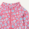 image:imageAmazon Essentials UnisexBaby LongSleeve OnePiece RashguardHot Pink Shells