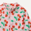 image:imageAmazon Essentials UnisexBaby LongSleeve OnePiece RashguardPink Tomato Red Strawberries