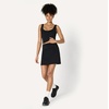 image:imageAmazon Essentials Womens Active FormFlex Buttery Soft Light Support Crop Tank with BraBlack