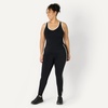 image:imageAmazon Essentials Womens Active FormFlex Buttery Soft Light Support Crop Tank with BraBlackWhite