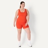 image:imageAmazon Essentials Womens Active FormFlex Buttery Soft Light Support Crop Tank with BraBright Red
