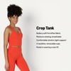 image:imageAmazon Essentials Womens Active FormFlex Buttery Soft Light Support Crop Tank with BraBright Red