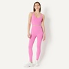 image:imageAmazon Essentials Womens Active FormFlex Buttery Soft Light Support Crop Tank with BraFlamingo Pink