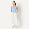 image:imageAmazon Essentials Womens Active FormFlex Buttery Soft Light Support Crop Tank with BraLight BlueWhite