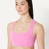 image:imageAmazon Essentials Womens Active FormFlex Buttery Soft Light Support Square Neck Racerback Sports BraFlamingo Pink