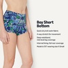 image:imageAmazon Essentials Womens Boy Short Swim Bikini Bottom with Full CoverageDeep Blue Paisley
