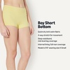 image:imageAmazon Essentials Womens Boy Short Swim Bikini Bottom with Full CoverageLight Yellow