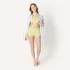 image:imageAmazon Essentials Womens Boy Short Swim Bikini Bottom with Full CoverageLight Yellow
