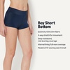 image:imageAmazon Essentials Womens Boy Short Swim Bikini Bottom with Full CoverageNavy