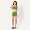 image:imageAmazon Essentials Womens Boy Short Swim Bikini Bottom with Full CoverageOlive