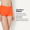 image:imageAmazon Essentials Womens Boy Short Swim Bikini Bottom with Full CoverageOrange
