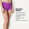 image:imageAmazon Essentials Womens Boy Short Swim Bikini Bottom with Full CoverageViolet