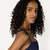 image:imageAmazon Essentials Womens Fit and Flare Empire Waist Sweetheart Neck Cotton Sateen Tiered Maxi DressNavy