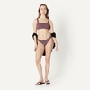image:imageAmazon Essentials Womens HighLeg Swim Bikini BottomBrick Red Lilac Leopard
