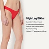 image:imageAmazon Essentials Womens HighLeg Swim Bikini BottomBright Poppy Red