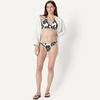 image:imageAmazon Essentials Womens HighLeg Swim Bikini BottomCream Black Floral