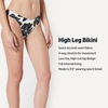 image:imageAmazon Essentials Womens HighLeg Swim Bikini BottomCream Black Floral