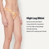 image:imageAmazon Essentials Womens HighLeg Swim Bikini BottomRust Orange Abstract Palms