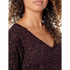image:imageAmazon Essentials Womens Lightweight VNeck Tunic Sweater Long Sleeve Ribbed Available in Plus SizeBlack Animal Print