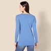image:imageAmazon Essentials Womens Lightweight VNeck Tunic Sweater Long Sleeve Ribbed Available in Plus SizeBlue