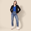 image:imageAmazon Essentials Womens Lightweight VNeck Tunic Sweater Long Sleeve Ribbed Available in Plus SizeBright Blue