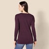 image:imageAmazon Essentials Womens Lightweight VNeck Tunic Sweater Long Sleeve Ribbed Available in Plus SizeBurgundy