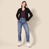 image:imageAmazon Essentials Womens Lightweight VNeck Tunic Sweater Long Sleeve Ribbed Available in Plus SizeBurgundy
