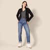 image:imageAmazon Essentials Womens Lightweight VNeck Tunic Sweater Long Sleeve Ribbed Available in Plus SizeCharcoal Heather
