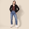 image:imageAmazon Essentials Womens Lightweight VNeck Tunic Sweater Long Sleeve Ribbed Available in Plus SizeDark Chestnut Brown Heather