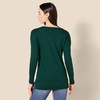 image:imageAmazon Essentials Womens Lightweight VNeck Tunic Sweater Long Sleeve Ribbed Available in Plus SizeDark Green
