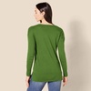 image:imageAmazon Essentials Womens Lightweight VNeck Tunic Sweater Long Sleeve Ribbed Available in Plus SizeGreen