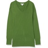 image:imageAmazon Essentials Womens Lightweight VNeck Tunic Sweater Long Sleeve Ribbed Available in Plus SizeGreen