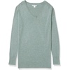 image:imageAmazon Essentials Womens Lightweight VNeck Tunic Sweater Long Sleeve Ribbed Available in Plus SizeSage Green Heather