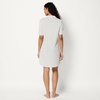 image:imageAmazon Essentials Womens ModalBlend Nightgown Short Sleeve ButtonDownLight Grey Heather