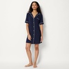 image:imageAmazon Essentials Womens ModalBlend Nightgown Short Sleeve ButtonDownNavy